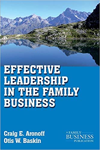 effective leadership in the family business book cover