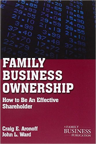 portada del libro sobre la propiedad de la empresa familiar
