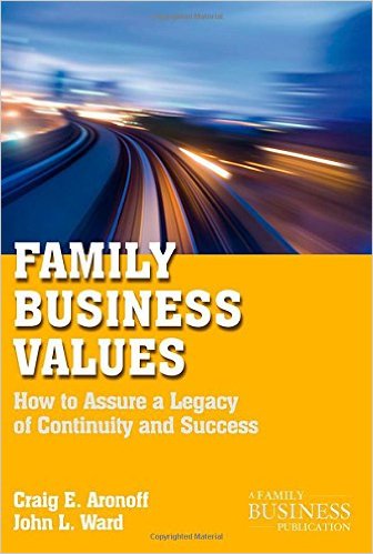portada del libro family business values