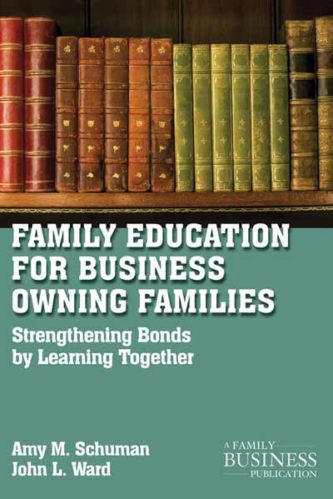 family education for business owning families book cover
